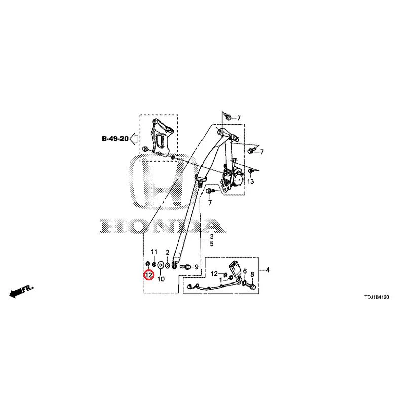 [NEW] JDM HONDA S660 JW5 2020 Seat Belt GENUINE OEM - Image 13