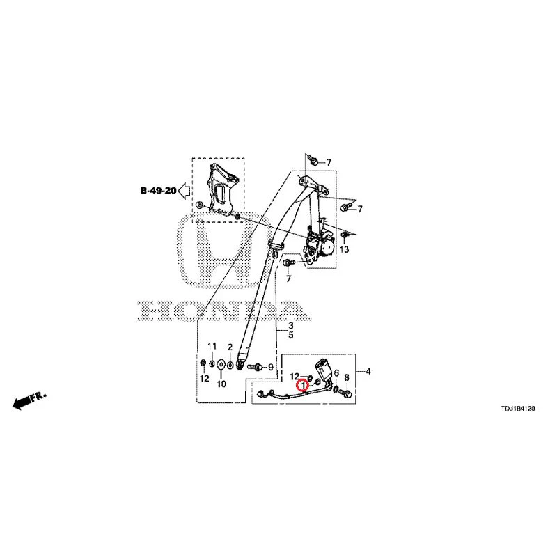 [NEW] JDM HONDA S660 JW5 2020 Seat Belt GENUINE OEM - Image 2