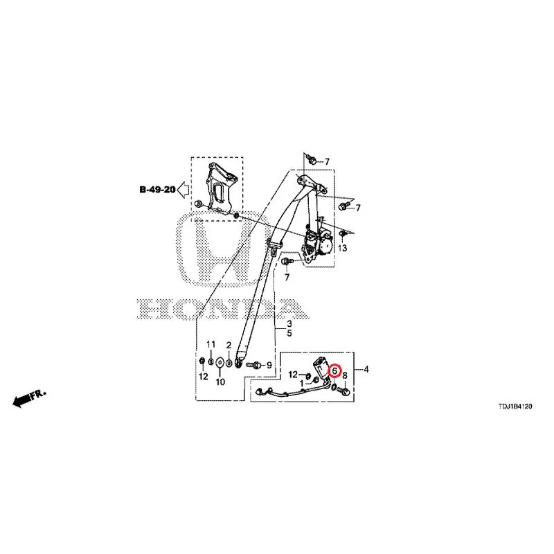 [NEW] JDM HONDA S660 JW5 2020 Seat Belt GENUINE OEM - Image 7