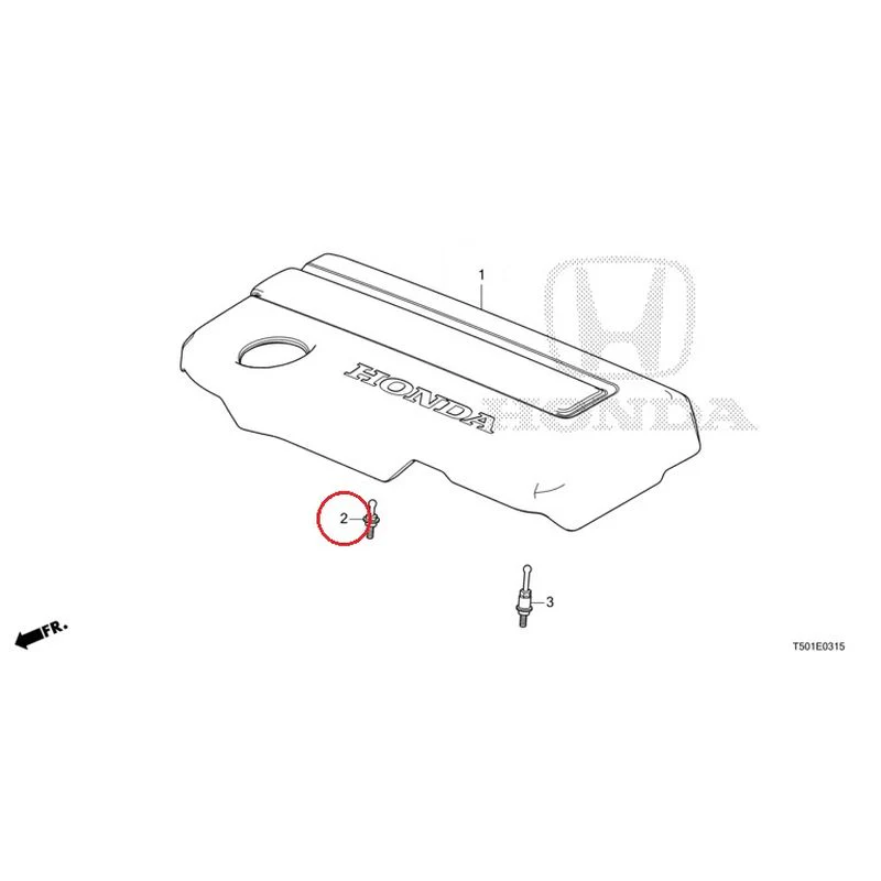[NEW] JDM HONDA CIVIC FL4 2023 Engine Cover GENUINE OEM - Image 3