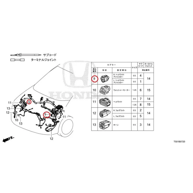 [NEW] JDM HONDA CIVIC FL4 2023 Electrical Connector (Front) GENUINE OEM - Image 10