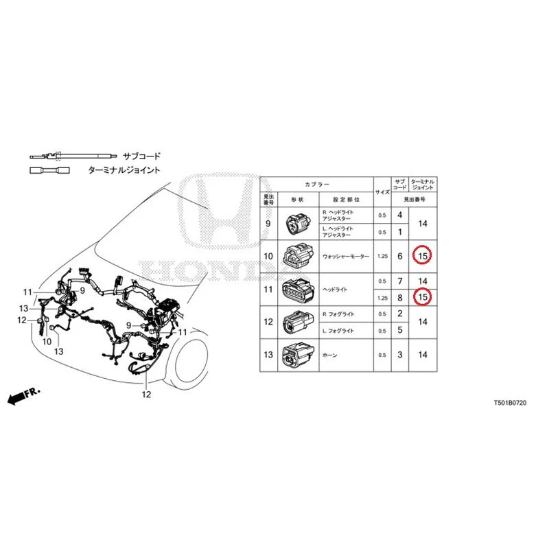 [NEW] JDM HONDA CIVIC FL4 2023 Electrical Connector (Front) GENUINE OEM - Image 16