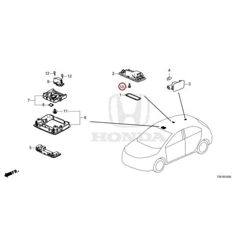 [NEW] JDM HONDA CIVIC FL4 2023 Interior Lights GENUINE OEM - Image 11