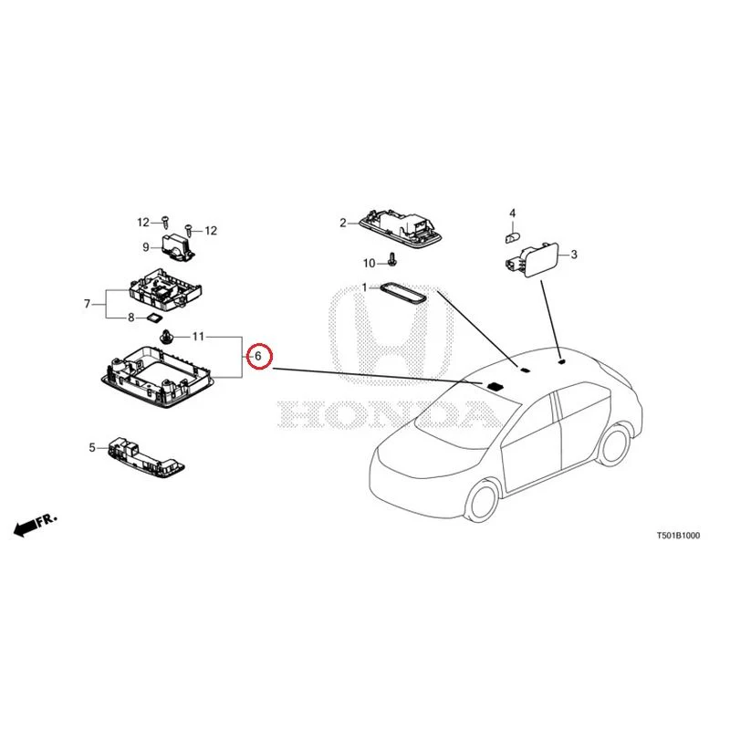 [NEW] JDM HONDA CIVIC FL4 2023 Interior Lights GENUINE OEM - Image 7