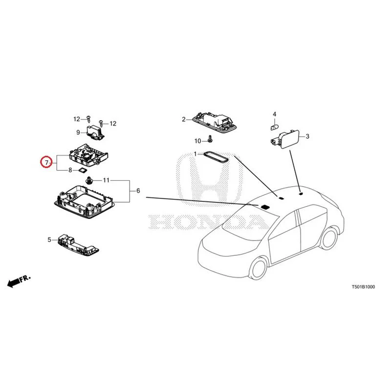 [NEW] JDM HONDA CIVIC FL4 2023 Interior Lights GENUINE OEM - Image 8