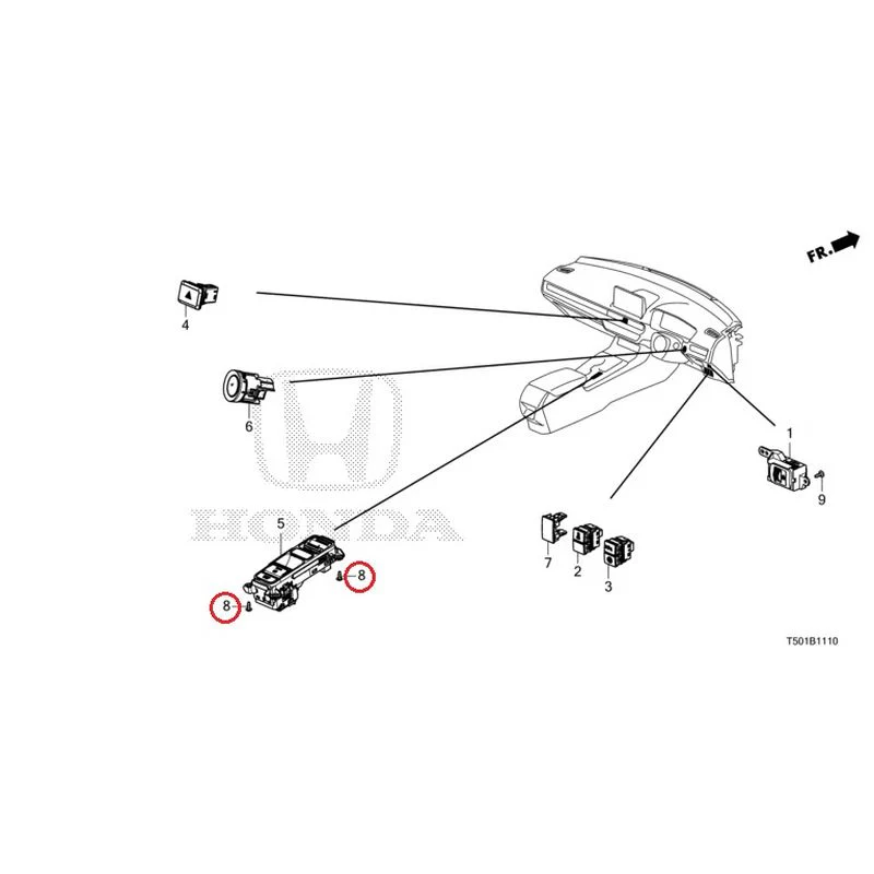 [NEW] JDM HONDA CIVIC FL4 2023 Switches GENUINE OEM - Image 9