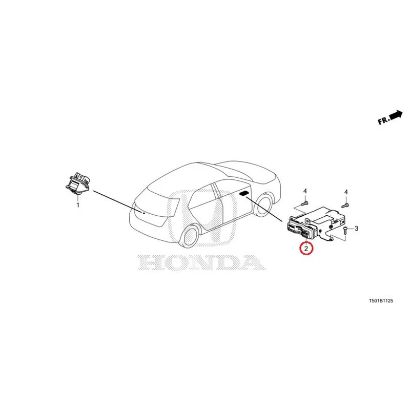 [NEW] JDM HONDA CIVIC FL4 2023 Rear View Camera/Etc Unit GENUINE OEM - Image 3