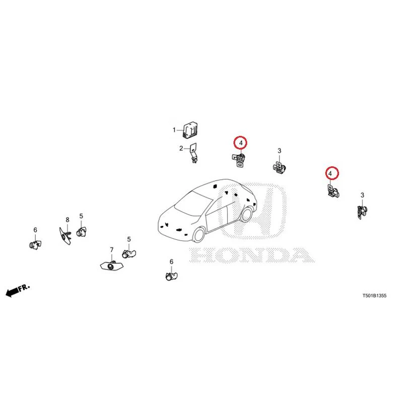 [NEW] JDM HONDA CIVIC FL4 2023 Parking Sensor GENUINE OEM - Image 10
