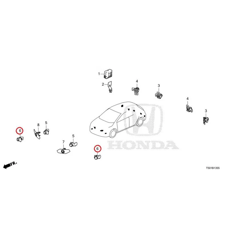 [NEW] JDM HONDA CIVIC FL4 2023 Parking Sensor GENUINE OEM - Image 15