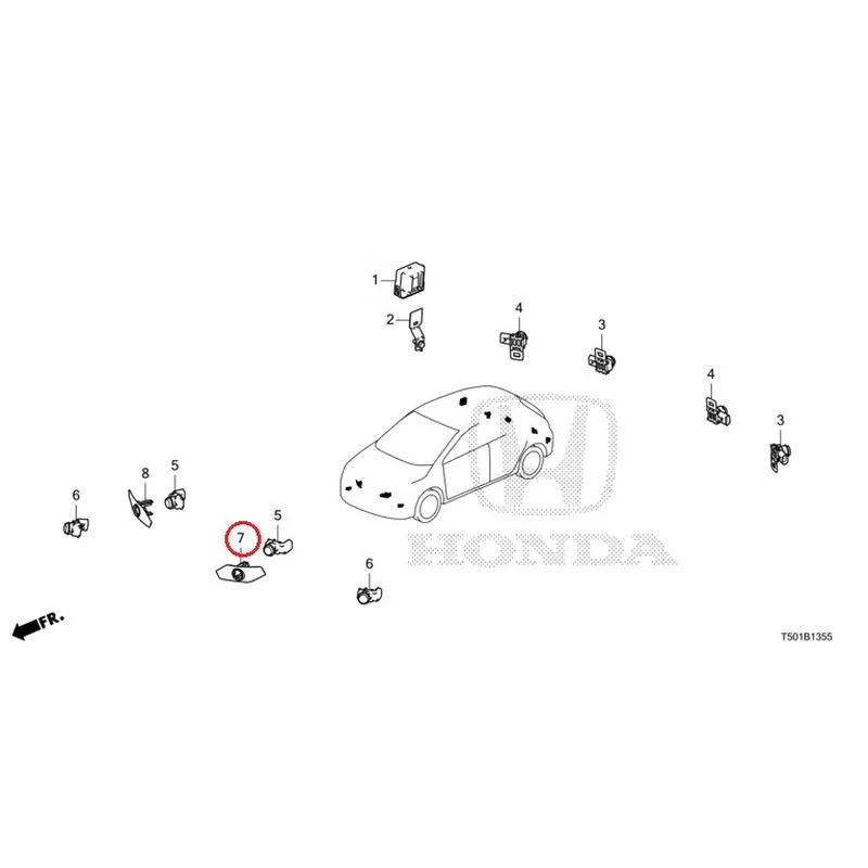 [NEW] JDM HONDA CIVIC FL4 2023 Parking Sensor GENUINE OEM - Image 16