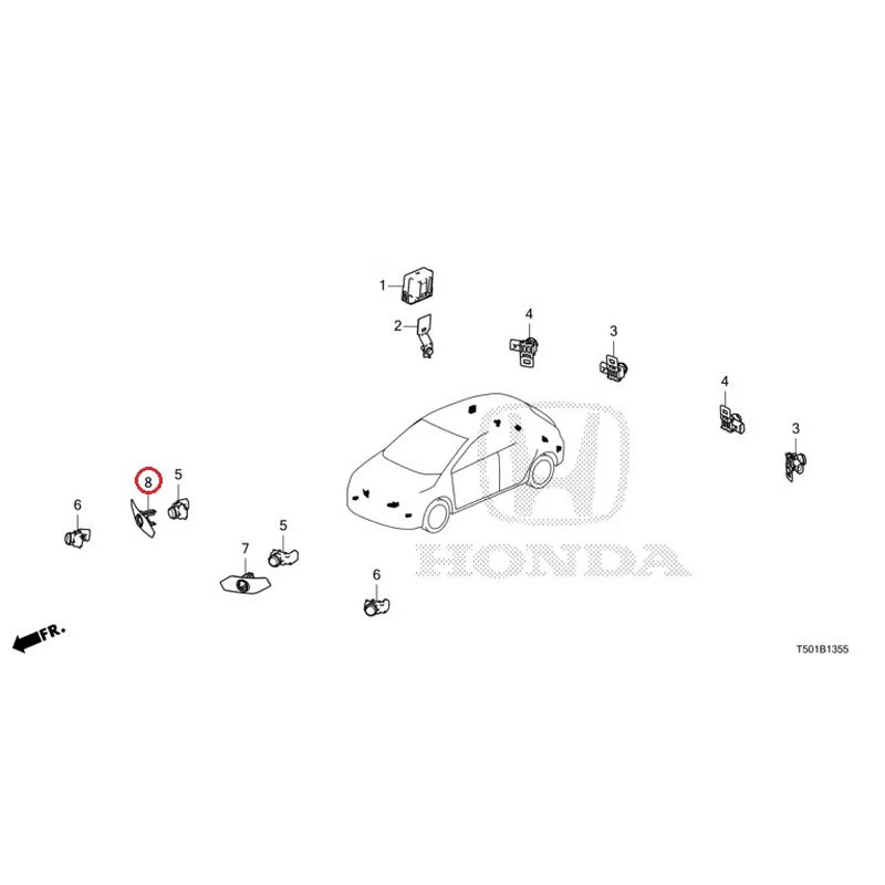 [NEW] JDM HONDA CIVIC FL4 2023 Parking Sensor GENUINE OEM - Image 17