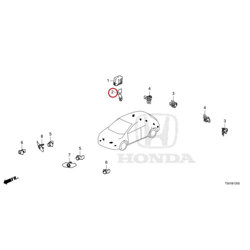 [NEW] JDM HONDA CIVIC FL4 2023 Parking Sensor GENUINE OEM - Image 3