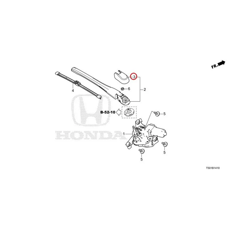 [NEW] JDM HONDA CIVIC FL4 2023 Rear Windshield Wiper GENUINE OEM - Image 4