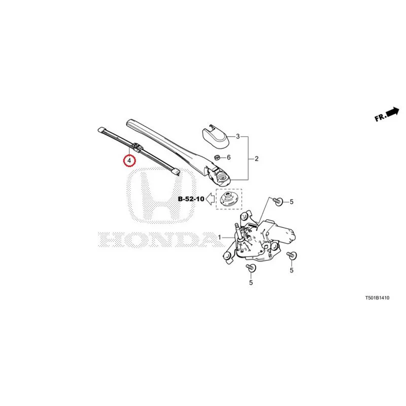 [NEW] JDM HONDA CIVIC FL4 2023 Rear Windshield Wiper GENUINE OEM - Image 5