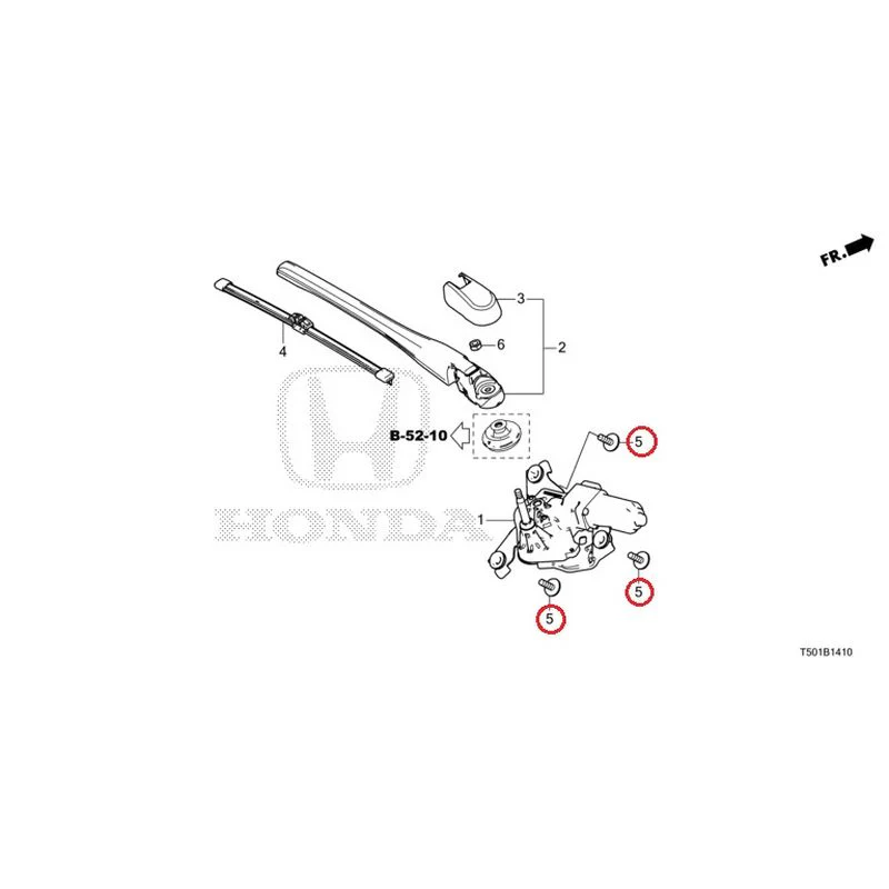 [NEW] JDM HONDA CIVIC FL4 2023 Rear Windshield Wiper GENUINE OEM - Image 6