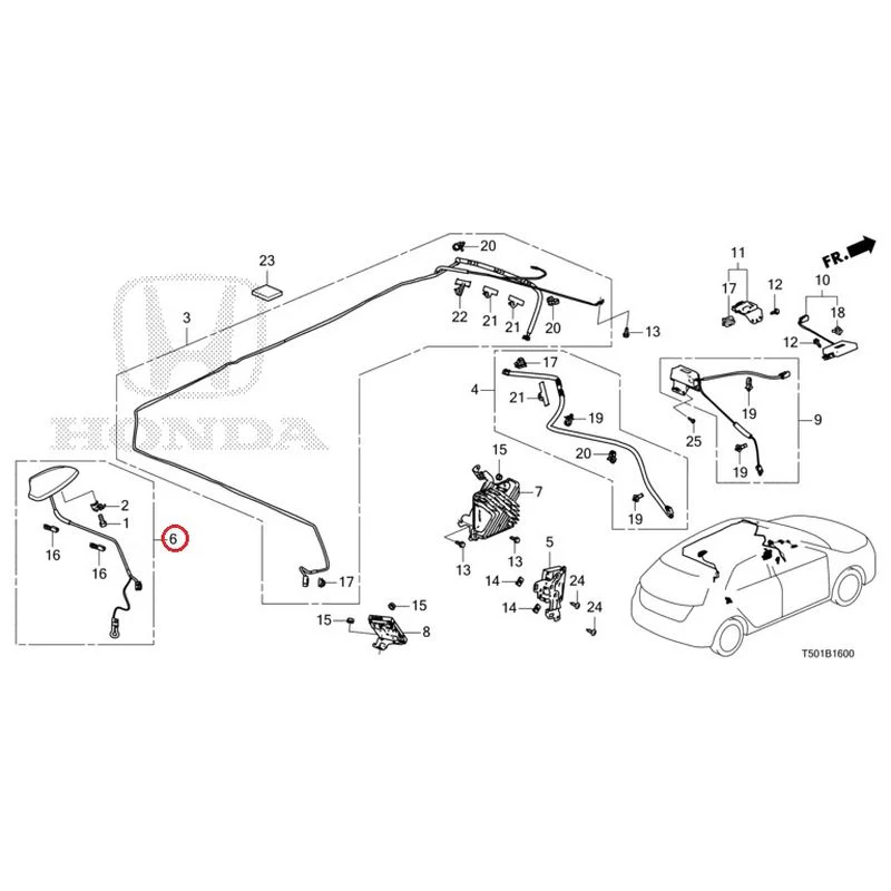 [NEW] JDM HONDA CIVIC FL4 2023 Antenna GENUINE OEM - Image 10
