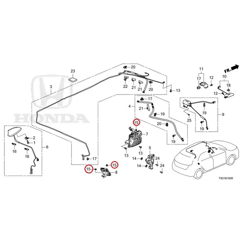 [NEW] JDM HONDA CIVIC FL4 2023 Antenna GENUINE OEM - Image 20