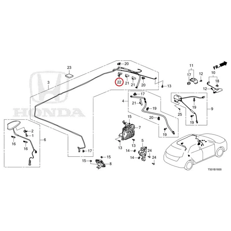 [NEW] JDM HONDA CIVIC FL4 2023 Antenna GENUINE OEM - Image 27