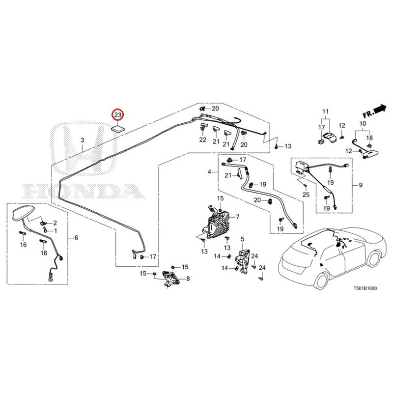 [NEW] JDM HONDA CIVIC FL4 2023 Antenna GENUINE OEM - Image 28