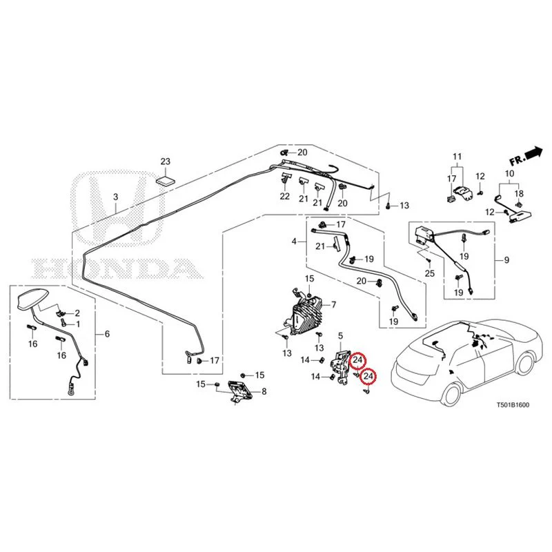[NEW] JDM HONDA CIVIC FL4 2023 Antenna GENUINE OEM - Image 29