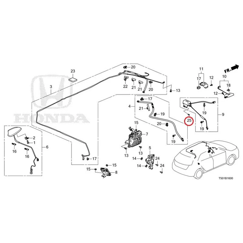 [NEW] JDM HONDA CIVIC FL4 2023 Antenna GENUINE OEM - Image 30