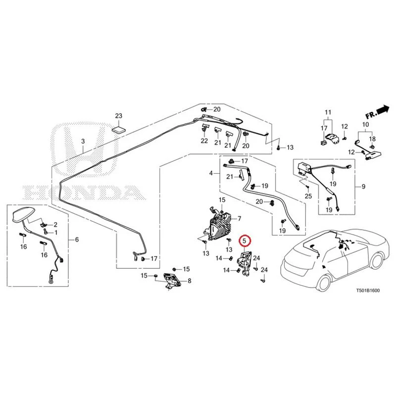 [NEW] JDM HONDA CIVIC FL4 2023 Antenna GENUINE OEM - Image 6