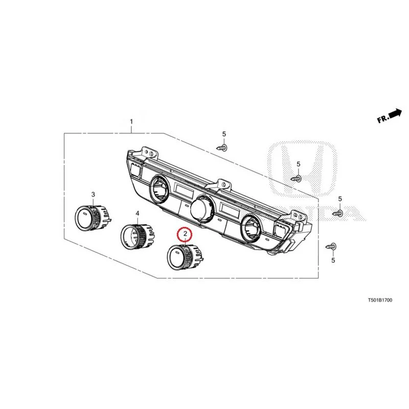 [NEW] JDM HONDA CIVIC FL4 2023 Auto Air Conditioner Control GENUINE OEM - Image 3