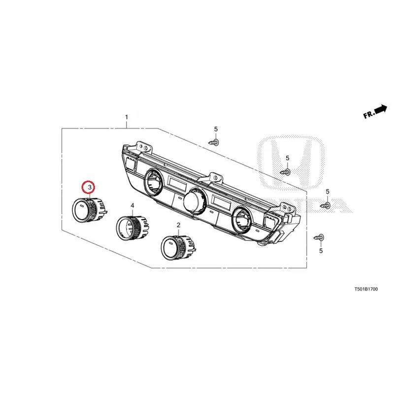 [NEW] JDM HONDA CIVIC FL4 2023 Auto Air Conditioner Control GENUINE OEM - Image 4