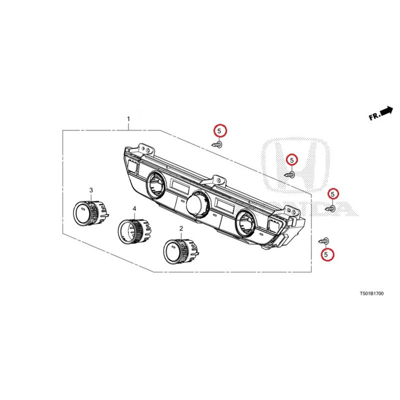 [NEW] JDM HONDA CIVIC FL4 2023 Auto Air Conditioner Control GENUINE OEM - Image 6