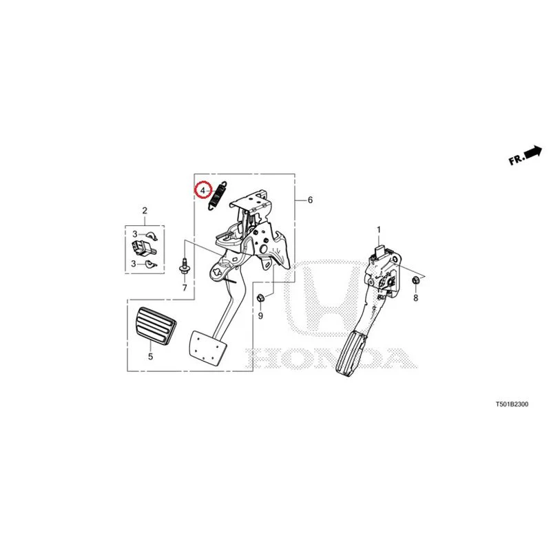 [NEW] JDM HONDA CIVIC FL4 2023 Pedals GENUINE OEM - Image 5