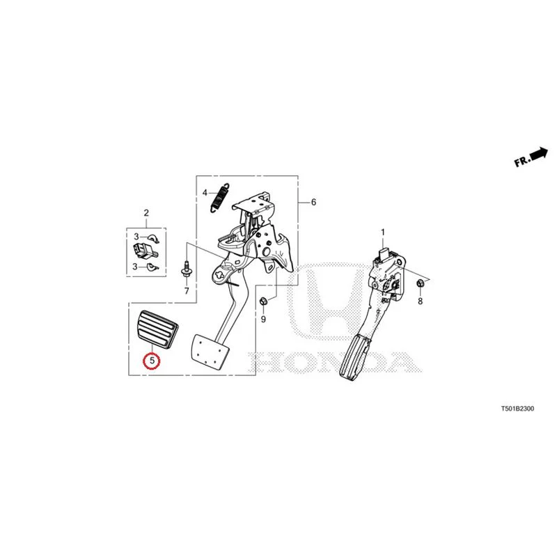 [NEW] JDM HONDA CIVIC FL4 2023 Pedals GENUINE OEM - Image 6