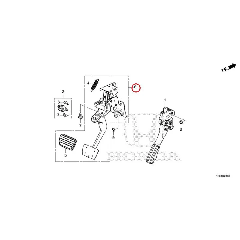 [NEW] JDM HONDA CIVIC FL4 2023 Pedals GENUINE OEM - Image 7
