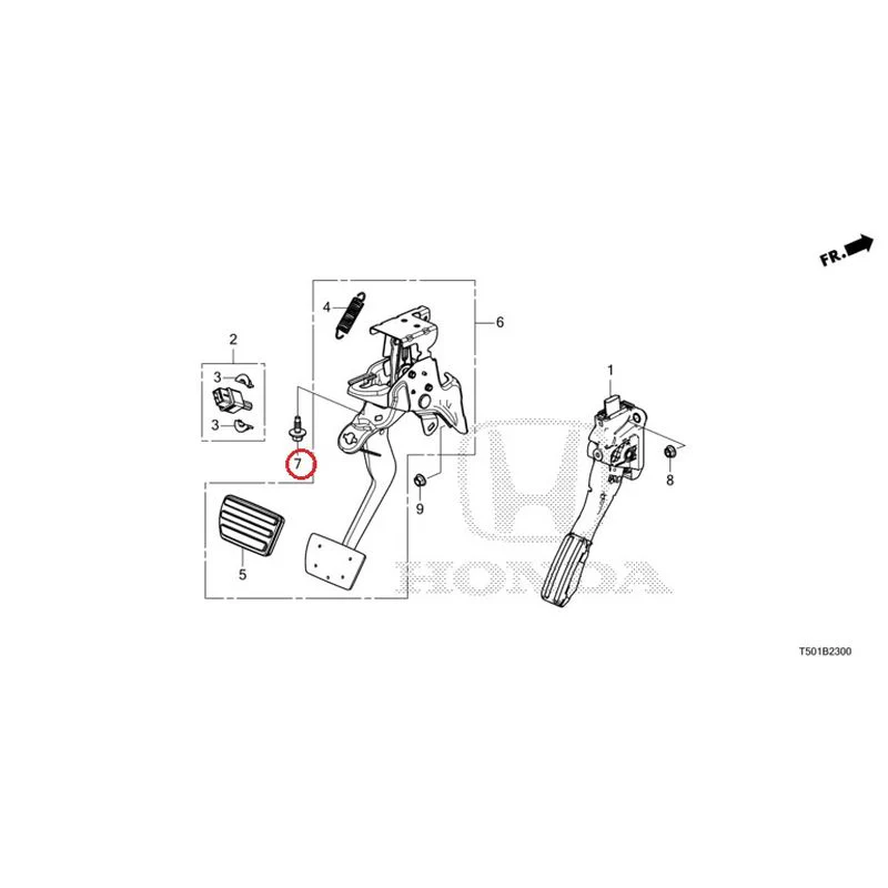 [NEW] JDM HONDA CIVIC FL4 2023 Pedals GENUINE OEM - Image 8