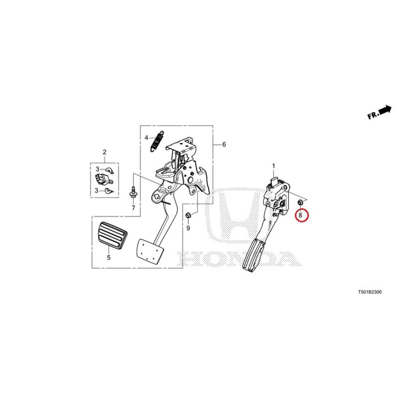 [NEW] JDM HONDA CIVIC FL4 2023 Pedals GENUINE OEM - Image 9