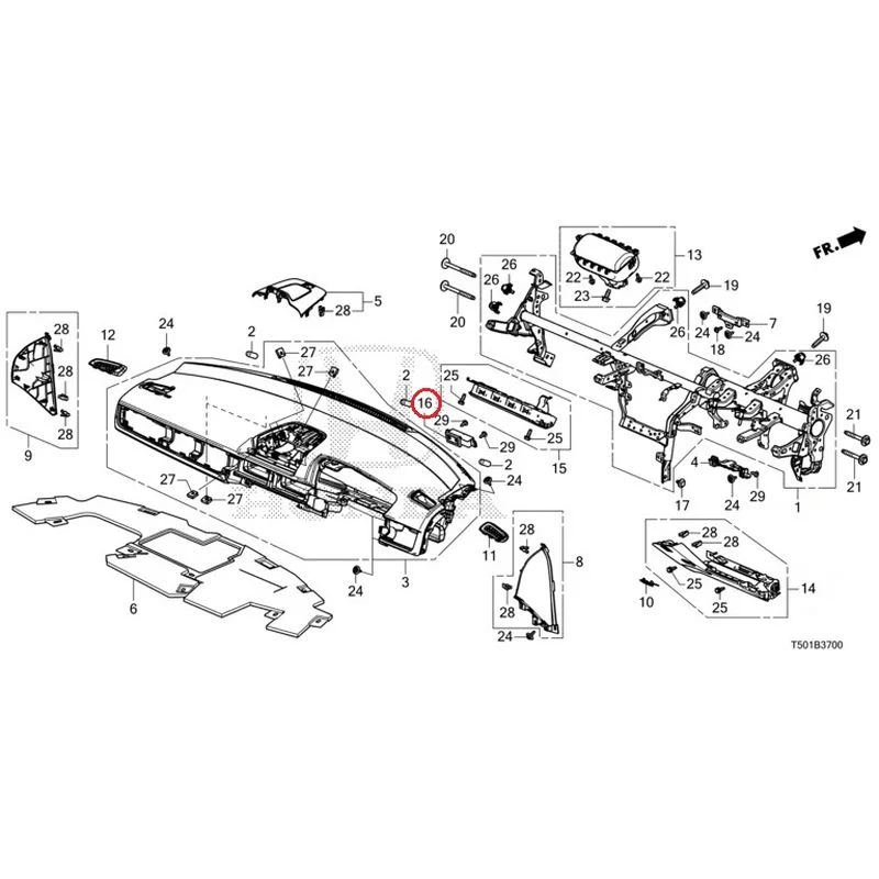[NEW] JDM HONDA CIVIC FL4 2023 Instrument panel GENUINE OEM - Image 17
