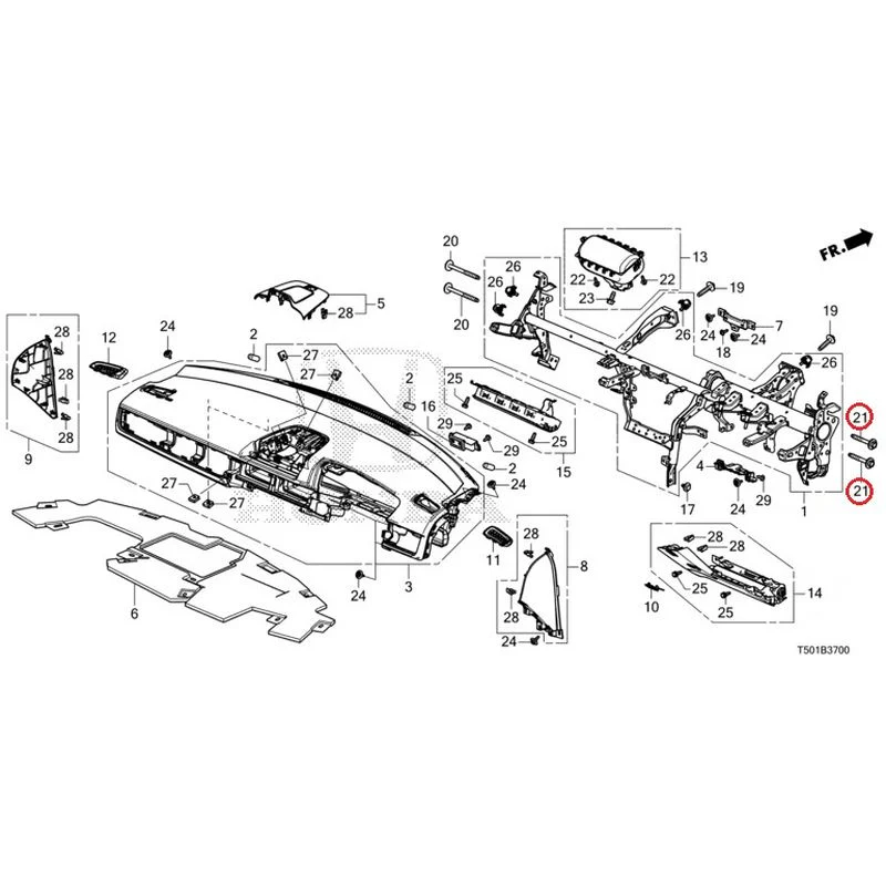 [NEW] JDM HONDA CIVIC FL4 2023 Instrument panel GENUINE OEM - Image 22
