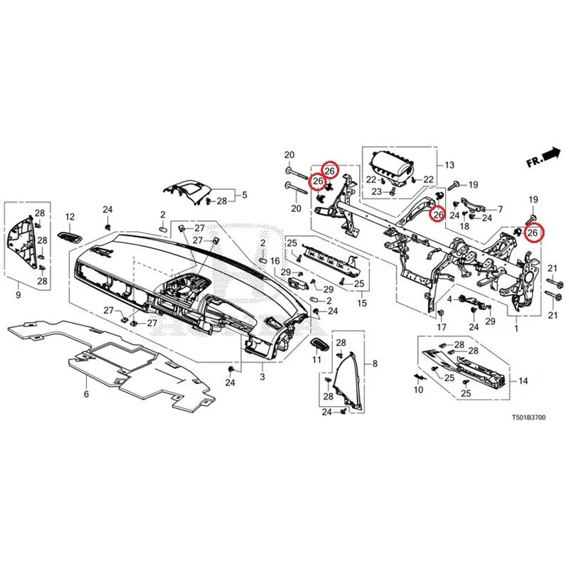 [NEW] JDM HONDA CIVIC FL4 2023 Instrument panel GENUINE OEM - Image 27