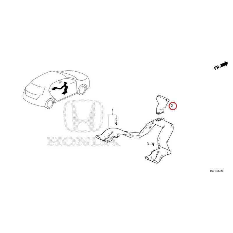 [NEW] JDM HONDA CIVIC FL4 2023 Duct GENUINE OEM - Image 3