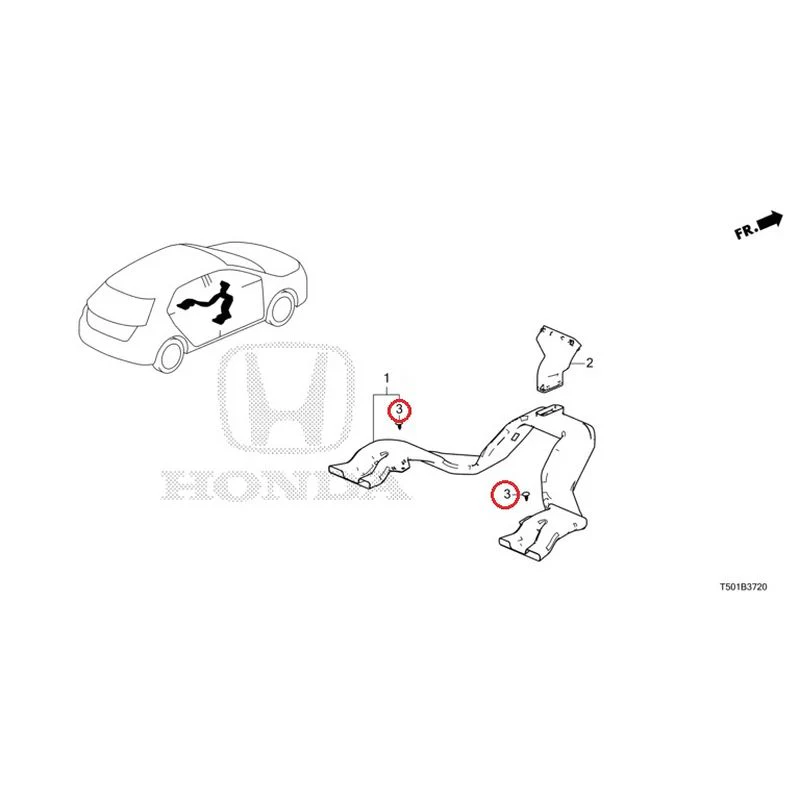 [NEW] JDM HONDA CIVIC FL4 2023 Duct GENUINE OEM - Image 4