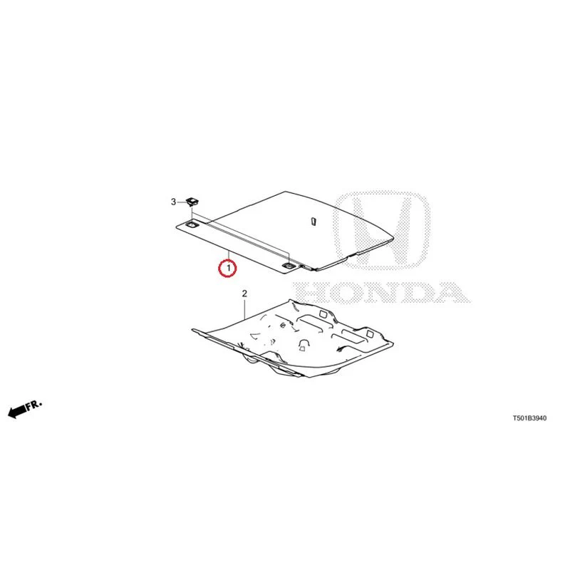 [NEW] JDM HONDA CIVIC FL4 2023 Cargo Floor Lid GENUINE OEM - Image 2