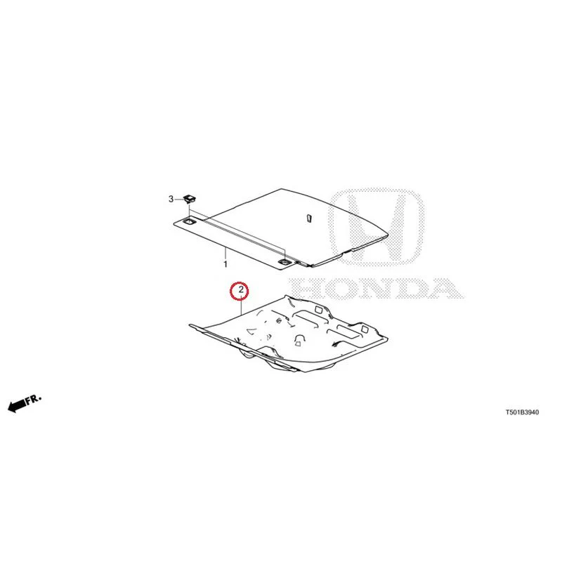 [NEW] JDM HONDA CIVIC FL4 2023 Cargo Floor Lid GENUINE OEM - Image 3