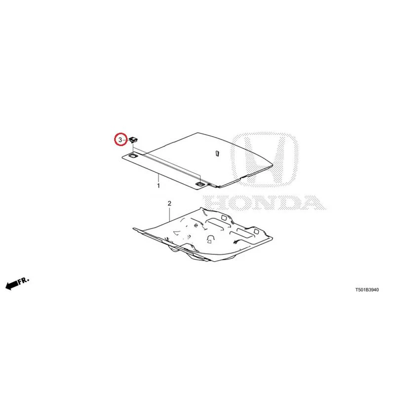 [NEW] JDM HONDA CIVIC FL4 2023 Cargo Floor Lid GENUINE OEM - Image 4