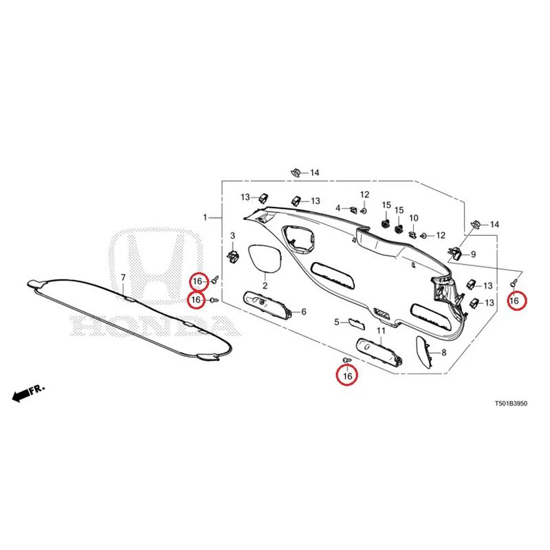 [NEW] JDM HONDA CIVIC FL4 2023 Tailgate Lining GENUINE OEM - Image 17