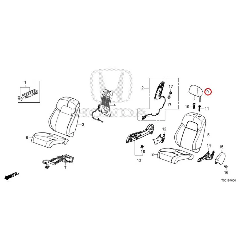 [NEW] JDM HONDA CIVIC FL4 2023 Front Seat (Driver's Side) GENUINE OEM - Image 10