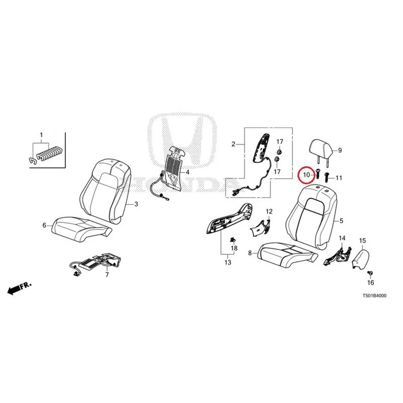 [NEW] JDM HONDA CIVIC FL4 2023 Front Seat (Driver's Side) GENUINE OEM - Image 11