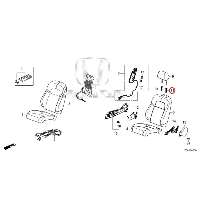 [NEW] JDM HONDA CIVIC FL4 2023 Front Seat (Driver's Side) GENUINE OEM - Image 12