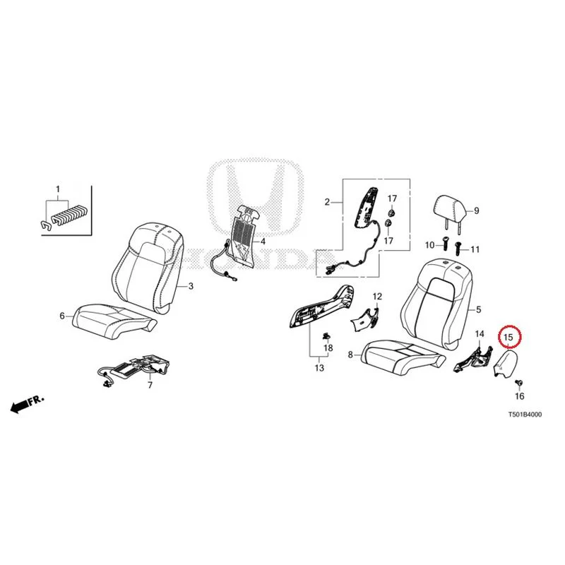 [NEW] JDM HONDA CIVIC FL4 2023 Front Seat (Driver's Side) GENUINE OEM - Image 16