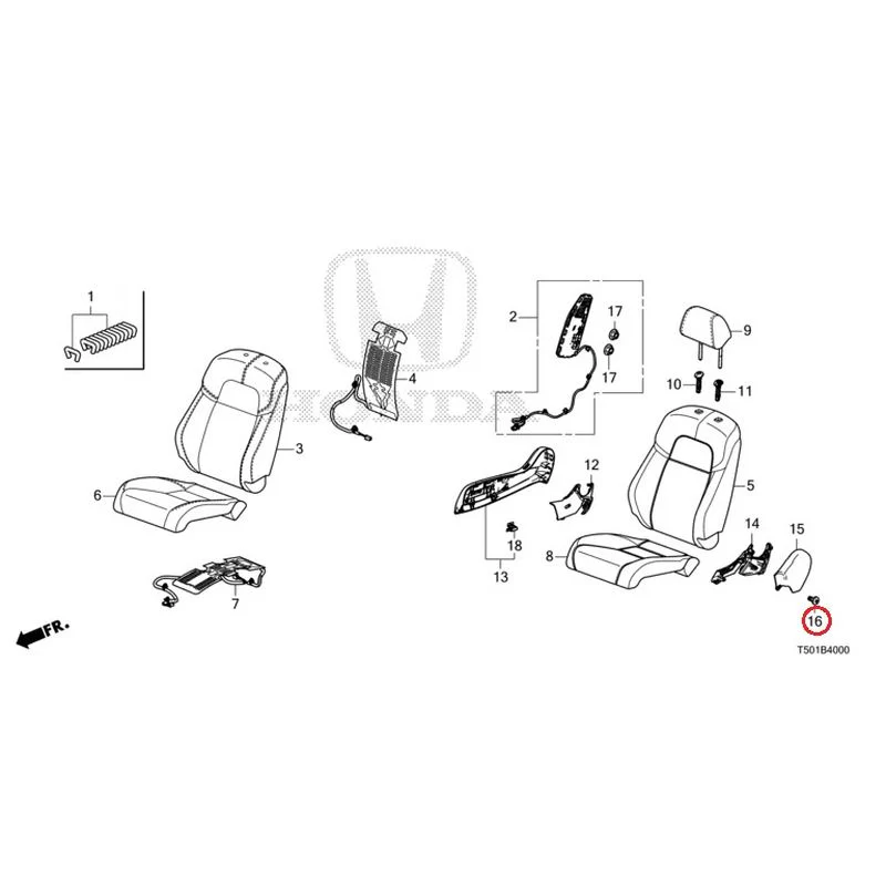 [NEW] JDM HONDA CIVIC FL4 2023 Front Seat (Driver's Side) GENUINE OEM - Image 17