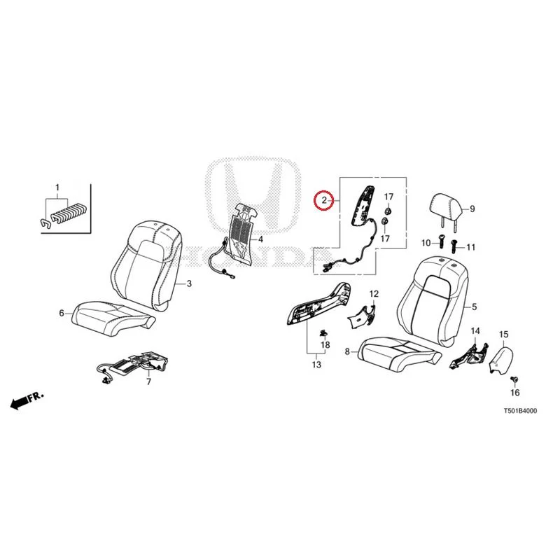 [NEW] JDM HONDA CIVIC FL4 2023 Front Seat (Driver's Side) GENUINE OEM - Image 3