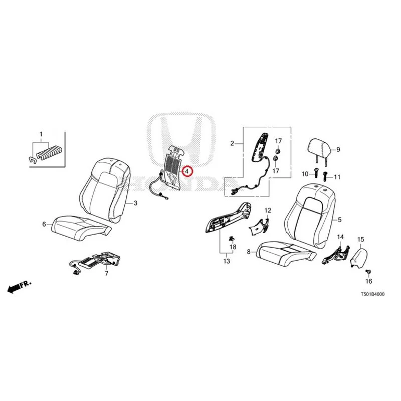 [NEW] JDM HONDA CIVIC FL4 2023 Front Seat (Driver's Side) GENUINE OEM - Image 5